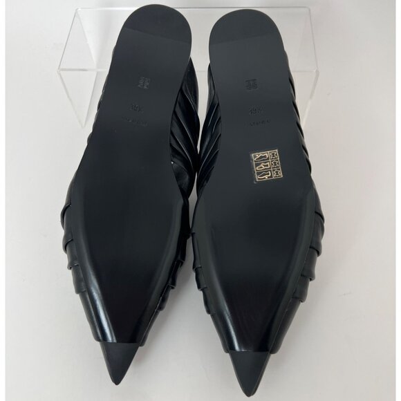Givenchy Twist Leather Ballerina Mules Ballerina Women Pointed Flats Size 39.5 - Picture 5 of 12